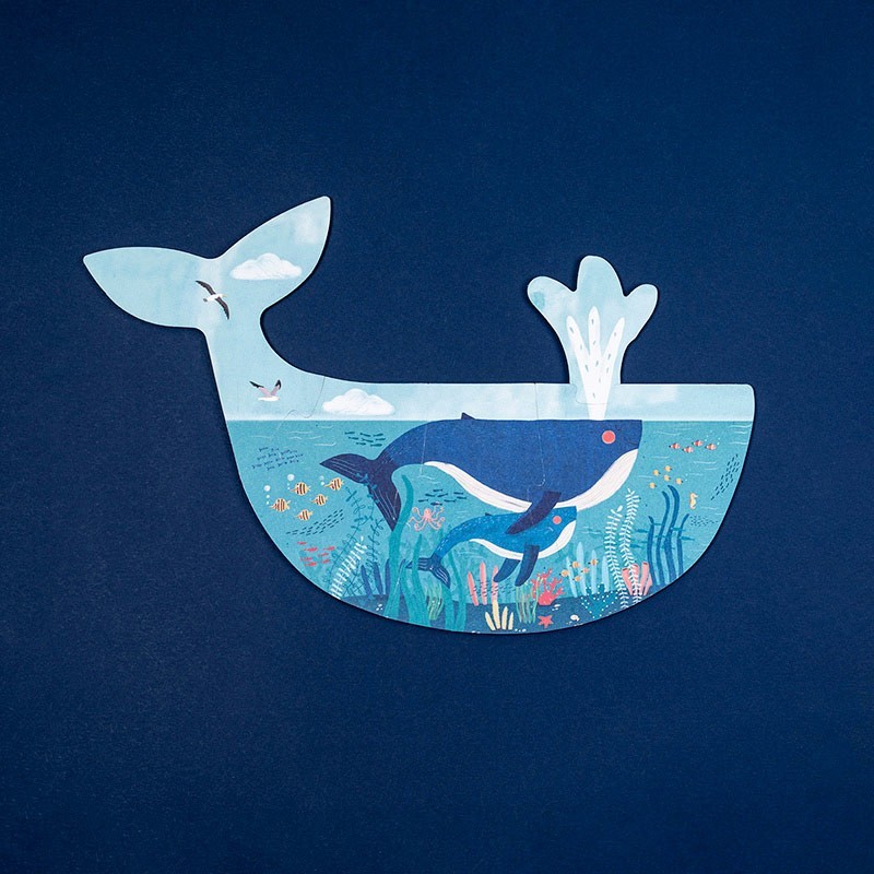 progresivo y reversible de animales del mar